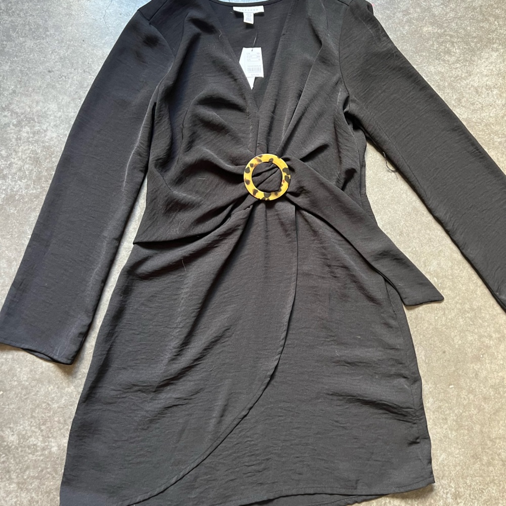 Black TopShop mini dress